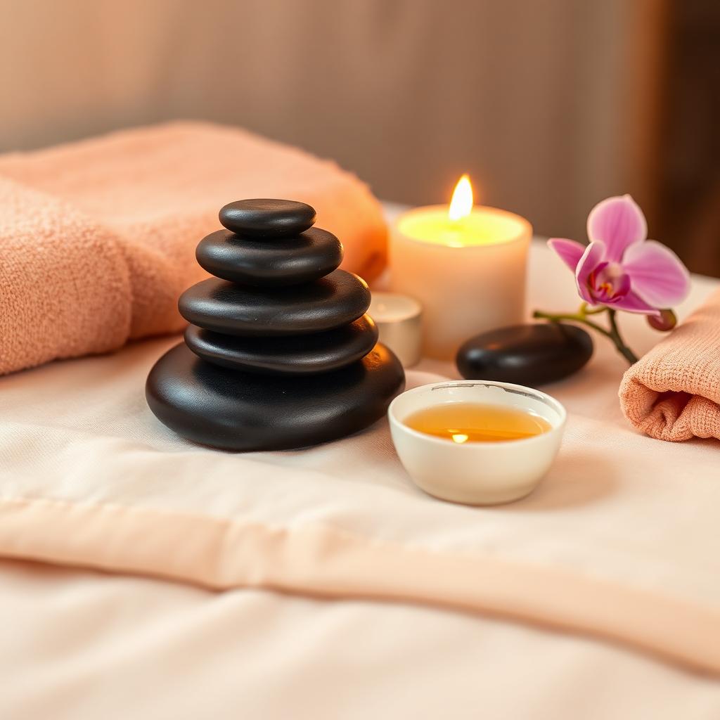deep tissue massage treatment setting